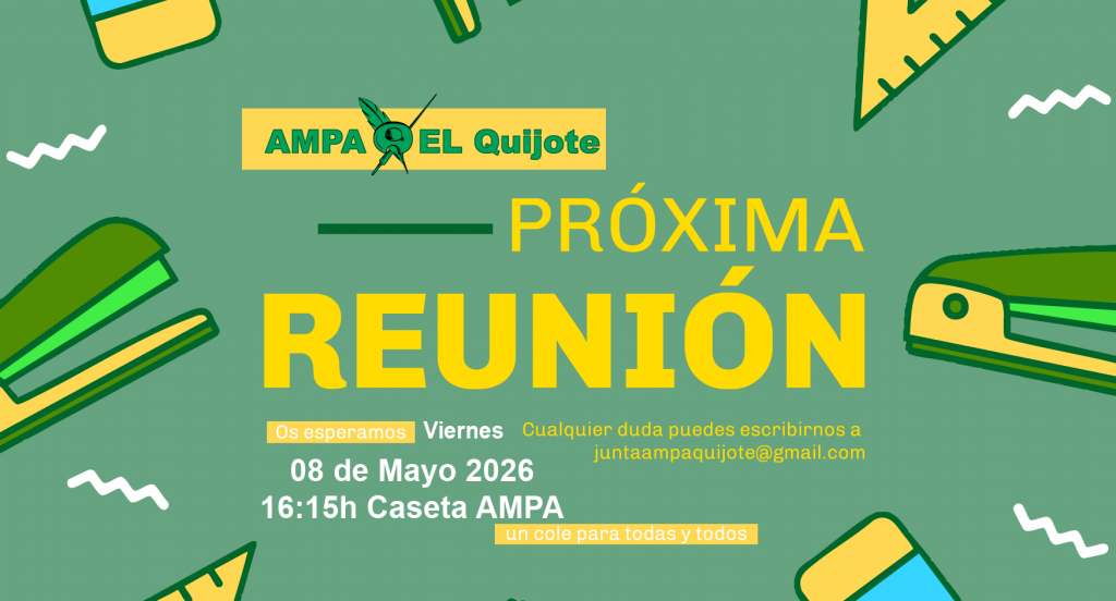 REUNIÓN AMPA 08 MAYO